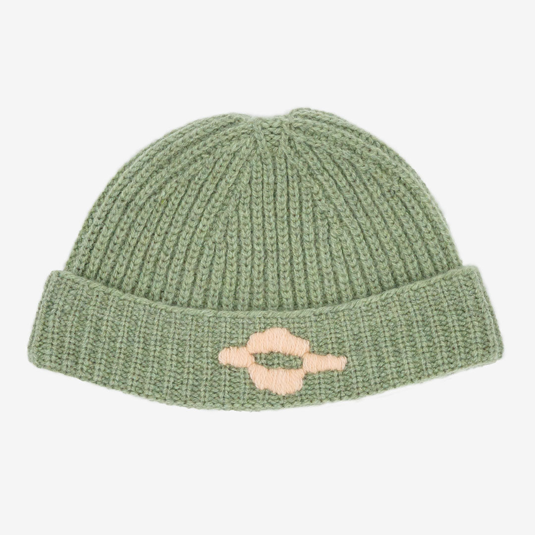 ROAM FREE - SAGE GREEN WOOL BEANIE