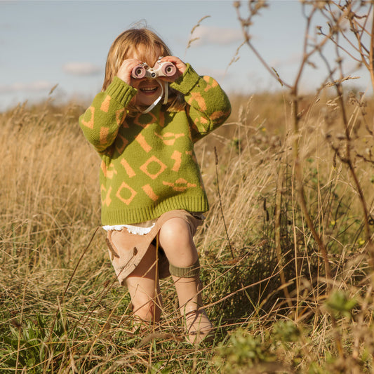 THE EXPLORER - CITRUS GREEN WOOL JUMPER