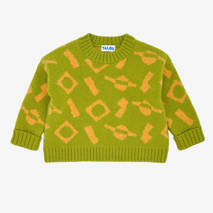 THE EXPLORER - CITRUS GREEN WOOL JUMPER