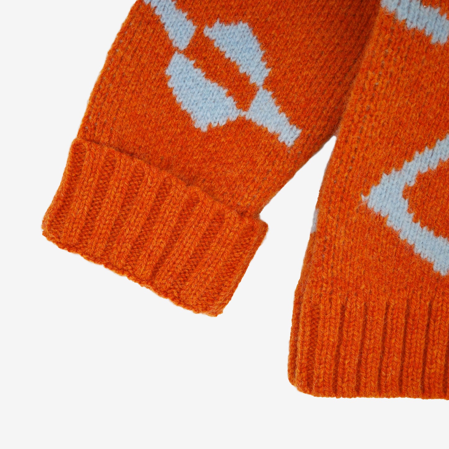 CUT AND STICK KID'S CARDIGAN - ORANGE