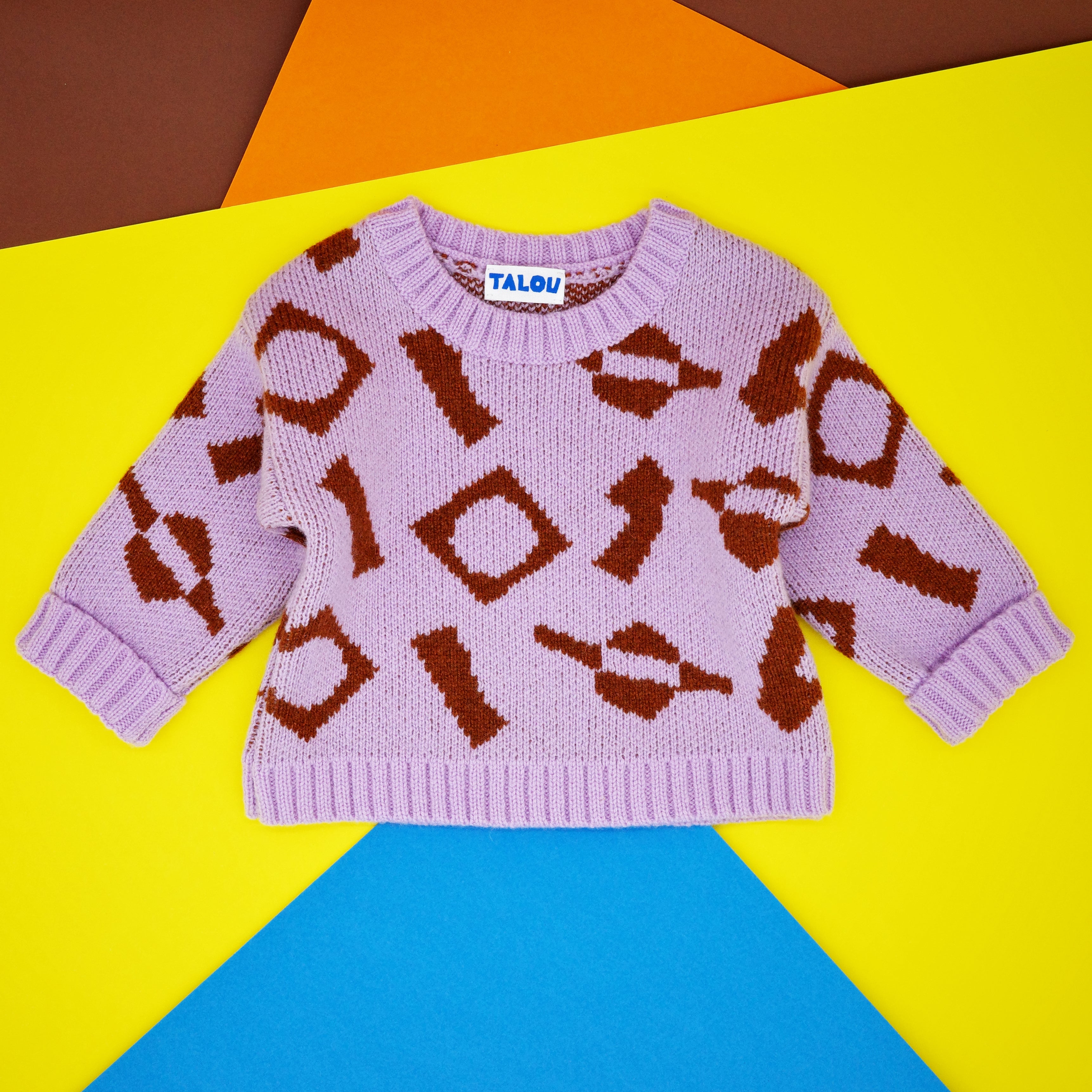 THE CUT AND STICK JUMPER - LILAC